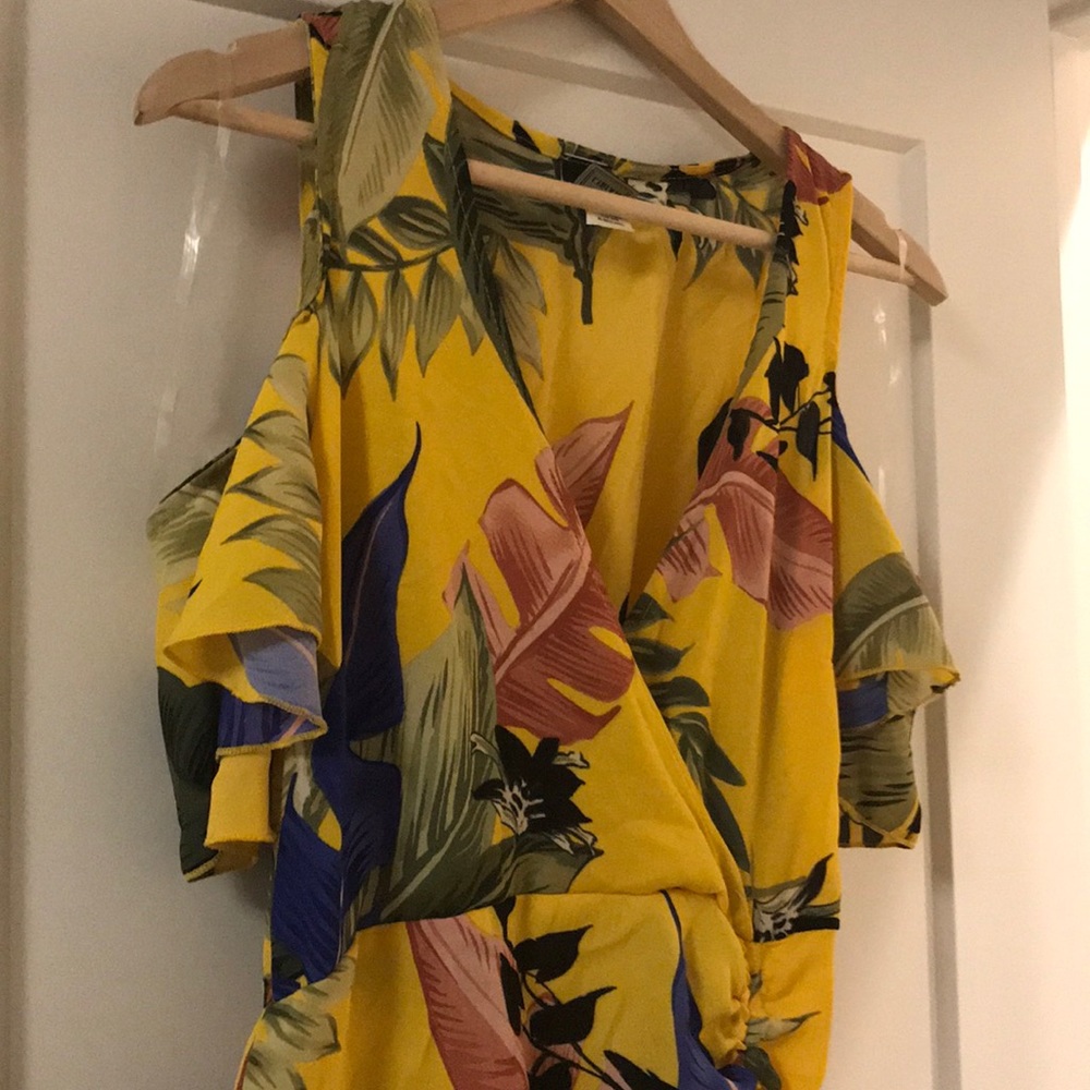 Tropical High Low Dress